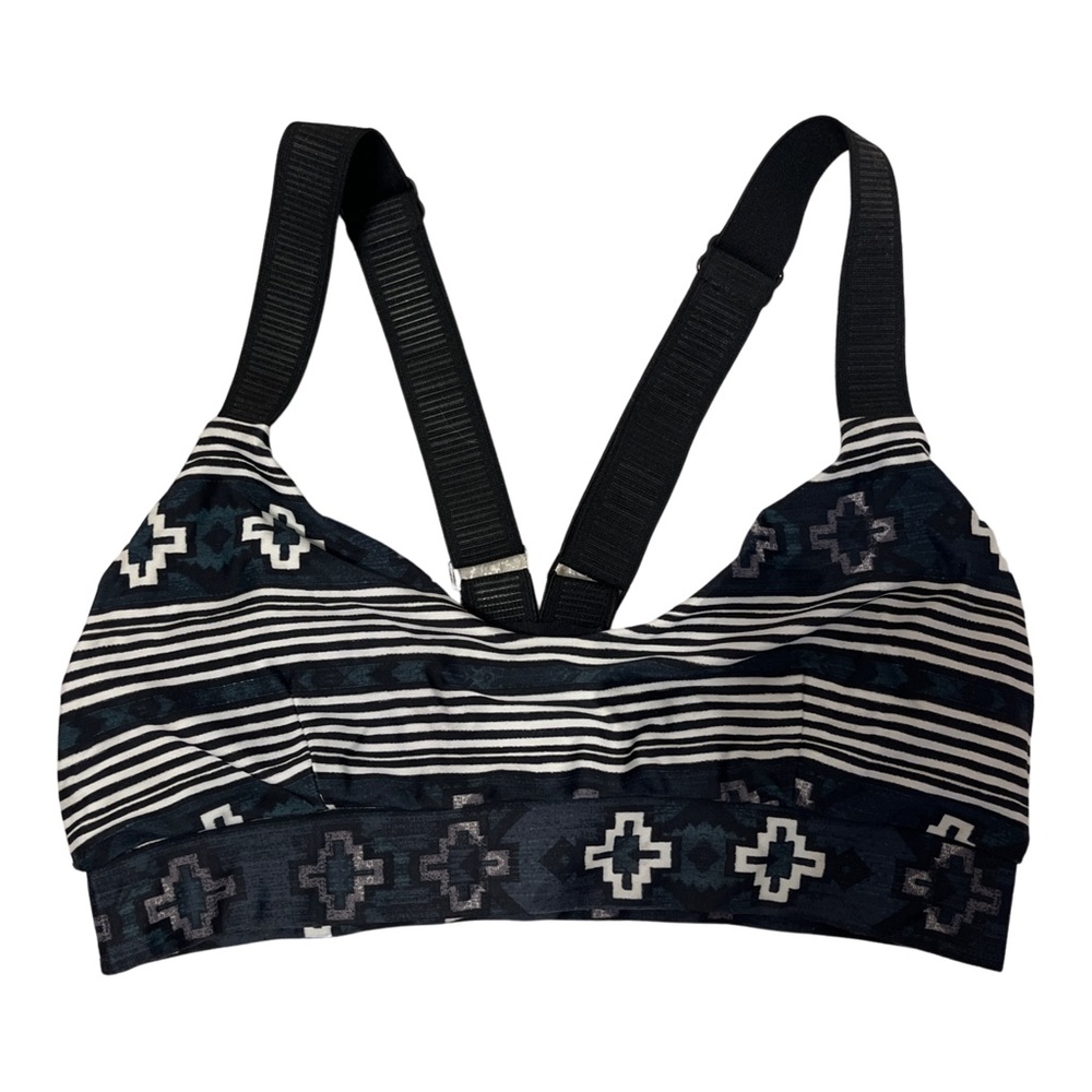 The Upside Berber Stripe Dance Crop Bra size S